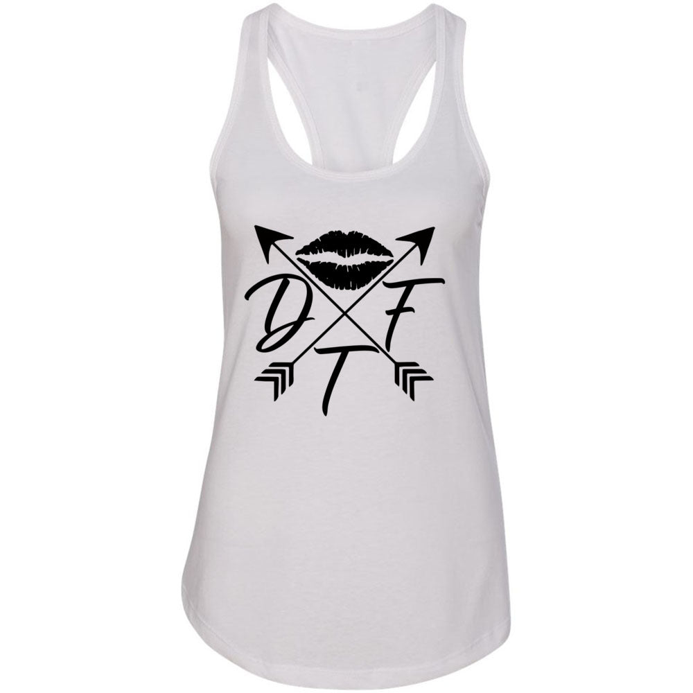 DTF Love Arrows Racerback Tank