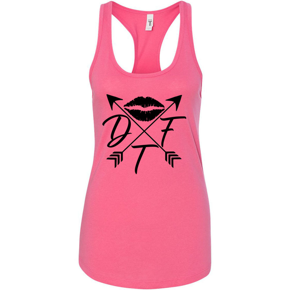 DTF Love Arrows Racerback Tank