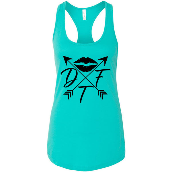 DTF Love Arrows Racerback Tank